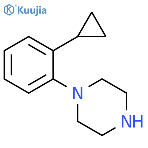 1-(2-cyclopropylphenyl)piperazine structure