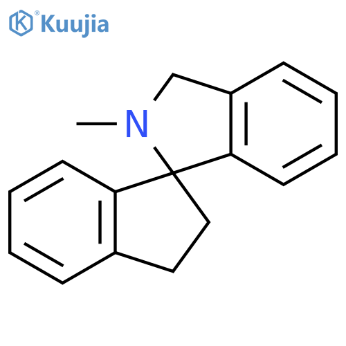 Spiro[1H-indene-1,1'-[1H]isoindole], 2,2',3,3'-tetrahydro-2'-methyl- structure