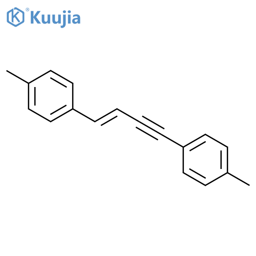 Benzene, 1,1'-(1E)-1-buten-3-yne-1,4-diylbis[4-methyl- structure