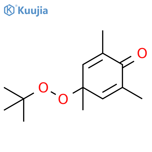 2,5-Cyclohexadien-1-one, 4-[(1,1-dimethylethyl)dioxy]-2,4,6-trimethyl- structure