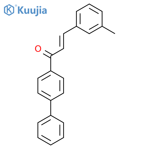 Biphenyl-4-yl(m-methylstyryl) ketone structure