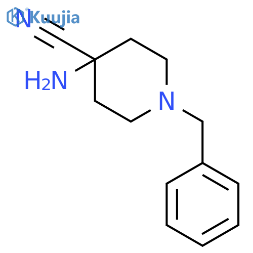 4-Amino-1-benzylpiperidine-4-carbonitrile structure