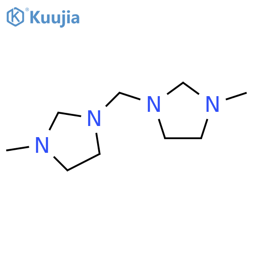 Imidazolidine, 1,1'-methylenebis[3-methyl- structure