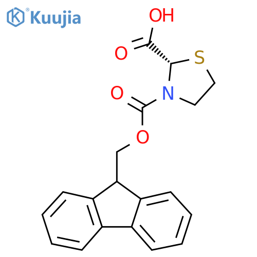 Fmoc-(S)-thiazolidine-2-carboxylic Acid structure