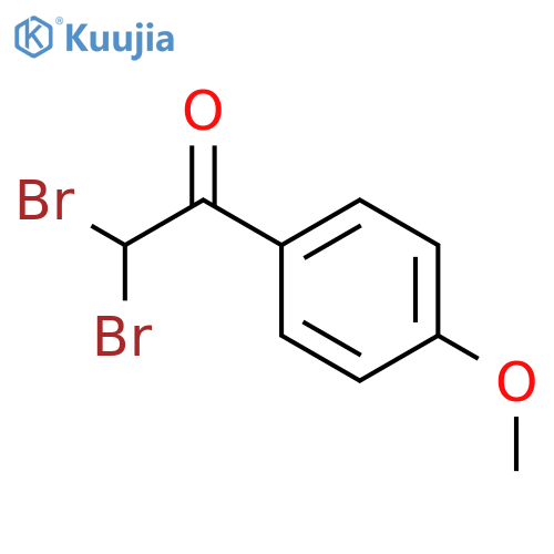 Ethanone, 2,2-dibromo-1-(4-methoxyphenyl)- structure