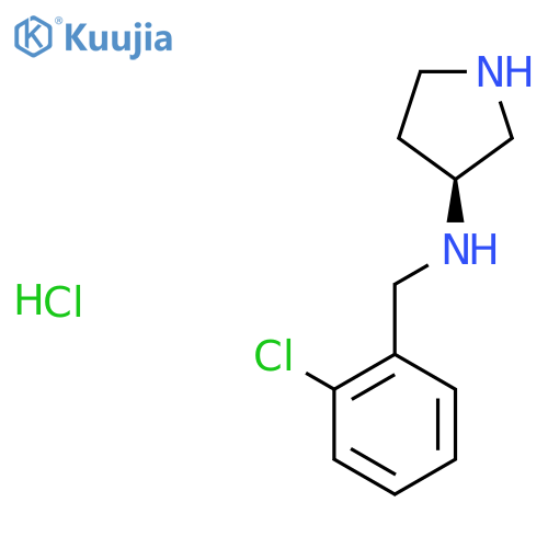 (2-Chloro-benzyl)-(S)-pyrrolidin-3-yl-amine hydrochloride structure