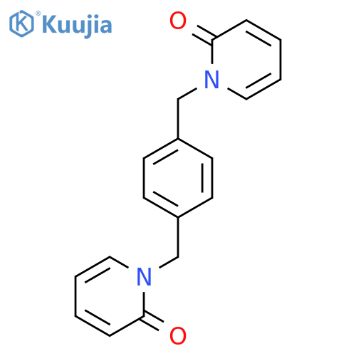 2(1H)-Pyridinone, 1,1'-[1,4-phenylenebis(methylene)]bis- structure