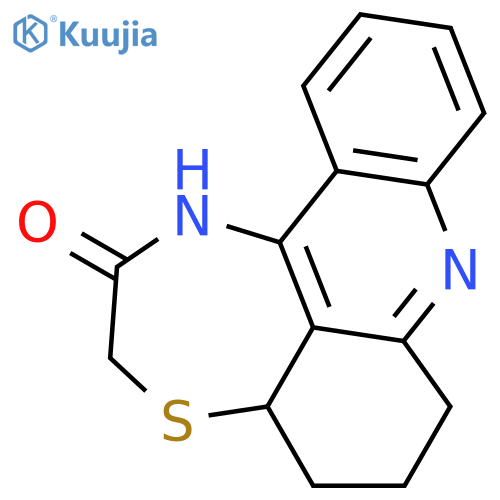 1H-[1,4]Thiazepino[7,6,5-kl]acridin-2(3H)-one, 4a,5,6,7-tetrahydro- structure