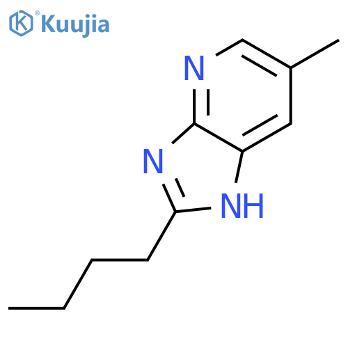 1H-Imidazo[4,5-b]pyridine, 2-butyl-6-methyl- structure
