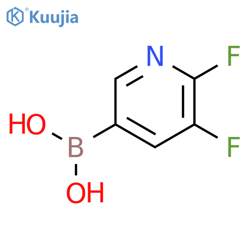 2,3-Difluoropyridine-5-boronic acid structure