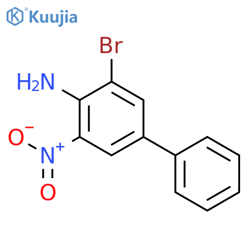 [1,1'-Biphenyl]-4-amine, 3-bromo-5-nitro- structure