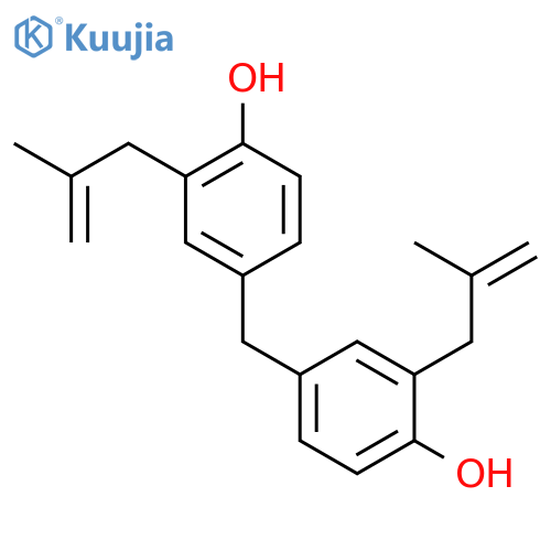Phenol, 4,4'-methylenebis[2-(2-methyl-2-propenyl)- structure
