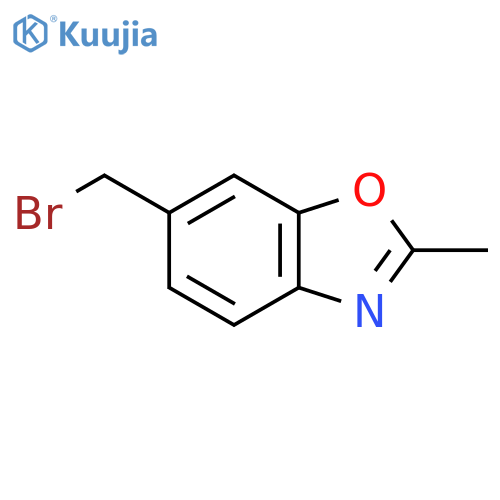 6-(bromomethyl)-2-methyl-1,3-benzoxazole structure