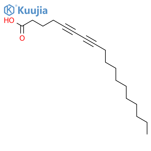 Octadeca-5,7-diynoic acid structure