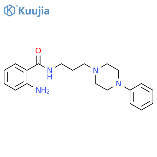 Benzamide, 2-amino-N-[3-(4-phenyl-1-piperazinyl)propyl]- structure