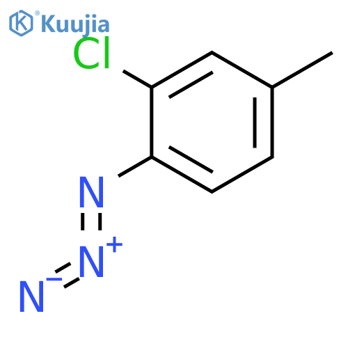 1-azido-2-chloro-4-methylbenzene structure