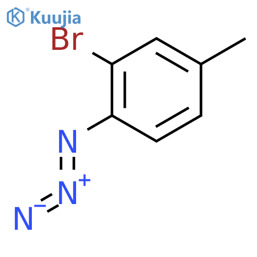 1-azido-2-bromo-4-methylbenzene structure