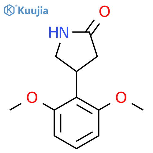 4-(2,6-dimethoxyphenyl)pyrrolidin-2-one structure