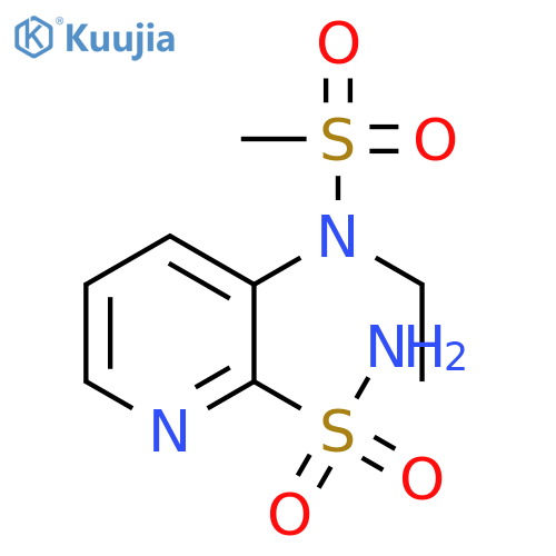 2-Pyridinesulfonamide, 3-[ethyl(methylsulfonyl)amino]- structure