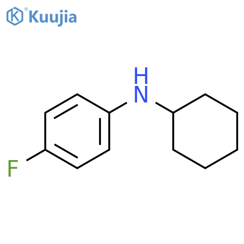 N-cyclohexyl-4-fluoroaniline structure