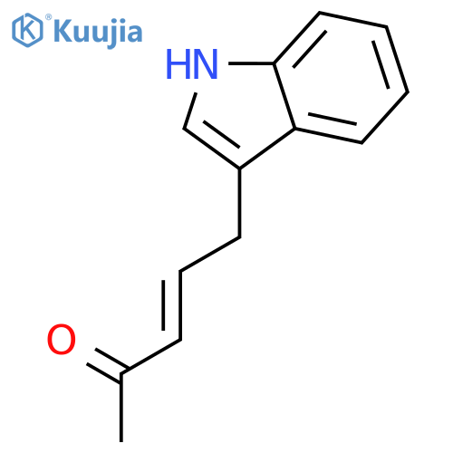 5-(1H-indol-3-yl)pent-3-en-2-one structure