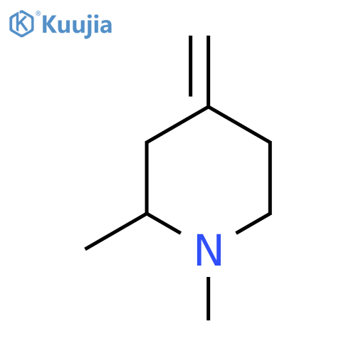 1,2-Dimethyl-4-methylidenepiperidine structure