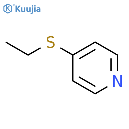 Pyridine,4-(ethylthio)- structure