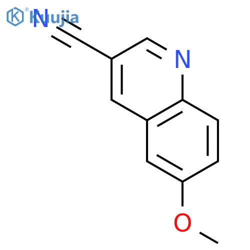 6-methoxyquinoline-3-carbonitrile structure