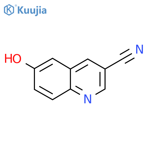 3-Cyano-6-hydroxyquinoline structure