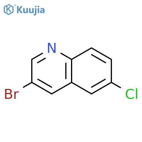 3-bromo-6-chloro-quinoline structure