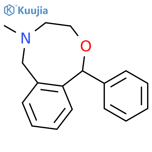 5-methyl-1-phenyl-3,4,5,6-tetrahydro-1H-2,5-benzoxazocine structure