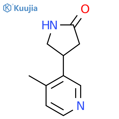 4-(4-Methylpyridin-3-yl)pyrrolidin-2-one structure
