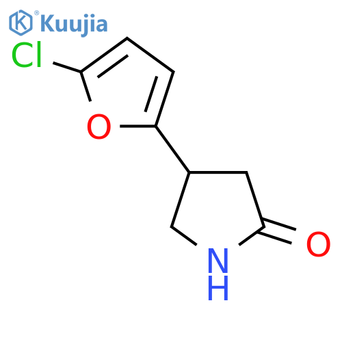 4-(5-Chlorofuran-2-yl)pyrrolidin-2-one structure