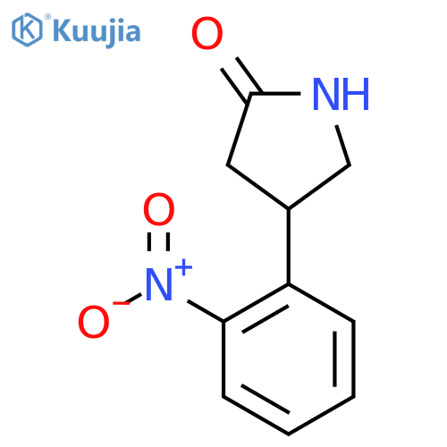 4-(2-Nitrophenyl)pyrrolidin-2-one structure
