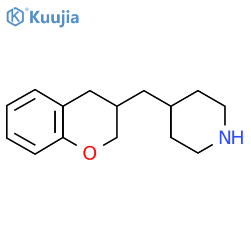 4-(3,4-dihydro-2H-1-benzopyran-3-yl)methylpiperidine structure