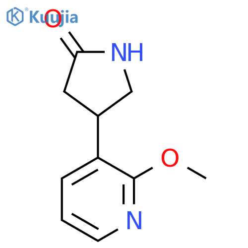 4-(2-Methoxypyridin-3-yl)pyrrolidin-2-one structure