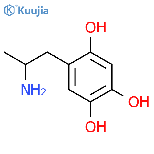 1,2,4-Benzenetriol,5-(2-aminopropyl)- structure