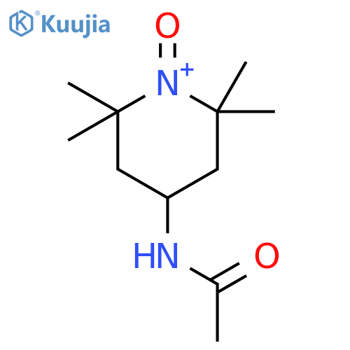 Piperidinium, 4-(acetylamino)-2,2,6,6-tetramethyl-1-oxo- structure