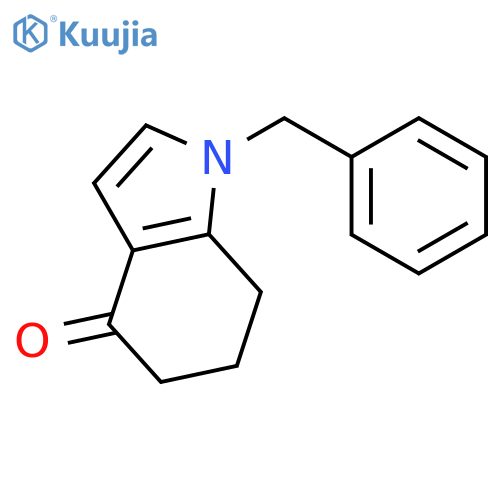 1-benzyl-1,5,6,7-tetrahydro-4H-indol-4-one structure