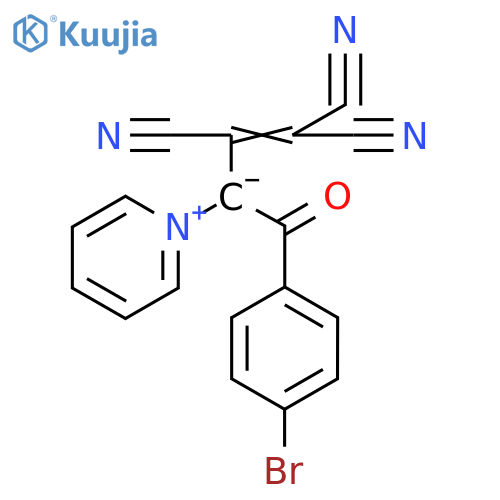Pyridinium, 1-[1-(4-bromobenzoyl)-2,3,3-tricyano-2-propen-1-yl]-, inner salt structure