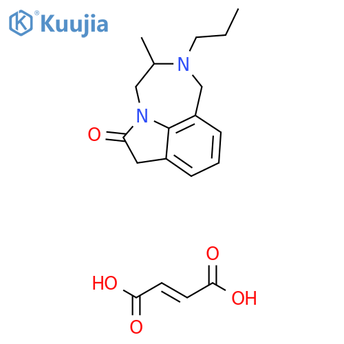 (+-)-1,2,3,4-Tetrahydro-3-methyl-2-propylpyrrolo[3,2,1-jk][1,4]benzodiazepin-6(7H)-one & (E)-2-Butenedioate structure