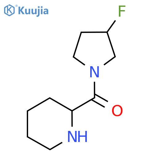2-(3-fluoropyrrolidine-1-carbonyl)piperidine structure