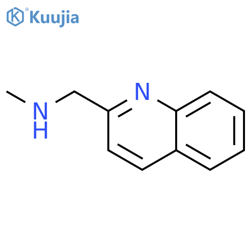 N-Methyl-1-quinolin-2-ylmethanamine structure