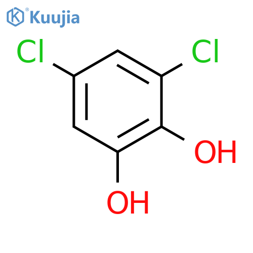 3,5-dichlorobenzene-1,2-diol structure