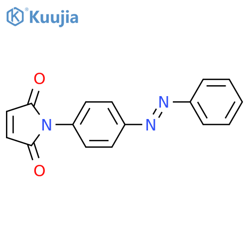 (E)-1-(4-(Phenyldiazenyl)phenyl)-1H-pyrrole-2,5-dione structure