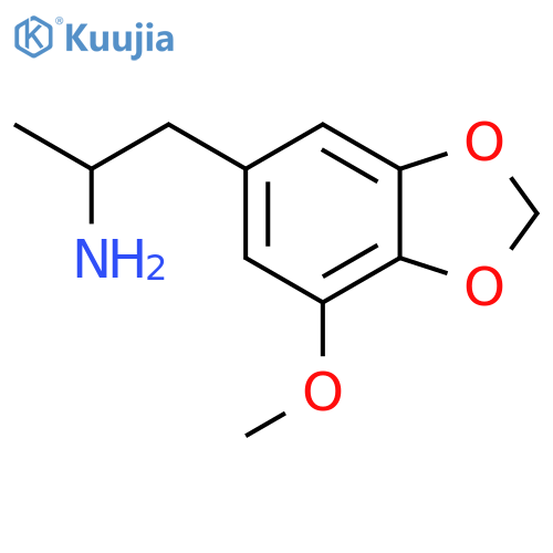 1,3-Benzodioxole-5-ethanamine,7-methoxy-a-methyl- structure