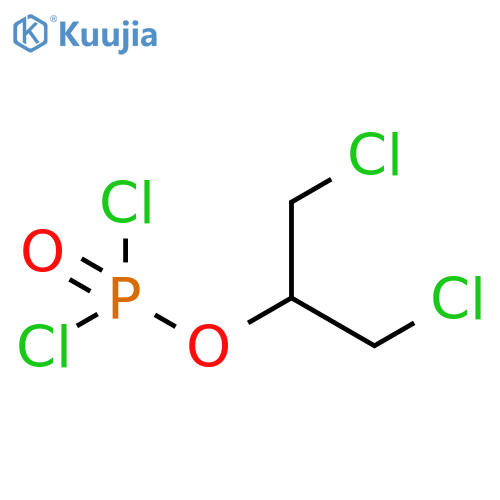 Phosphorodichloridic acid, 2-chloro-1-(chloromethyl)ethyl ester structure