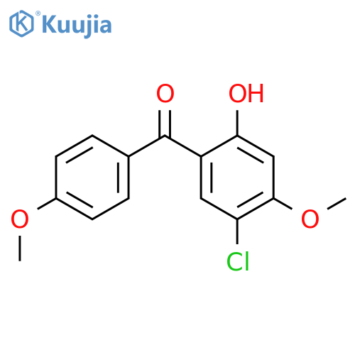 benzophenone, 5-chloro-2-hydroxy-4,4'-dimethoxy- structure