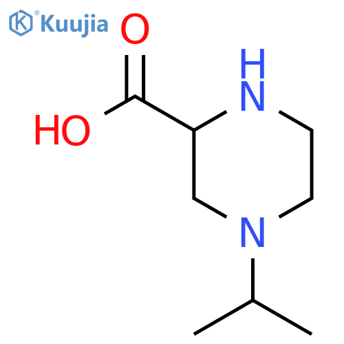 4-Isopropylpiperazine-2-carboxylic acid structure