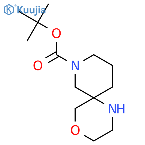 tert-Butyl 4-oxa-1,8-diazaspiro[5.5]undecane-8-carboxylate structure